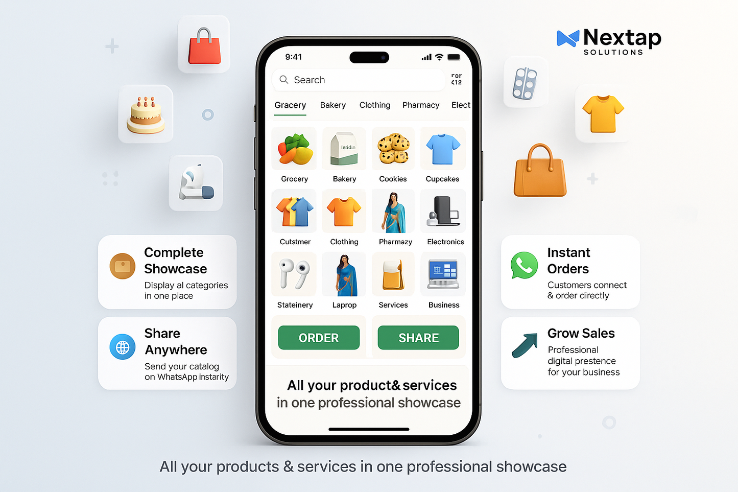 Digital WhatsApp store + catalog