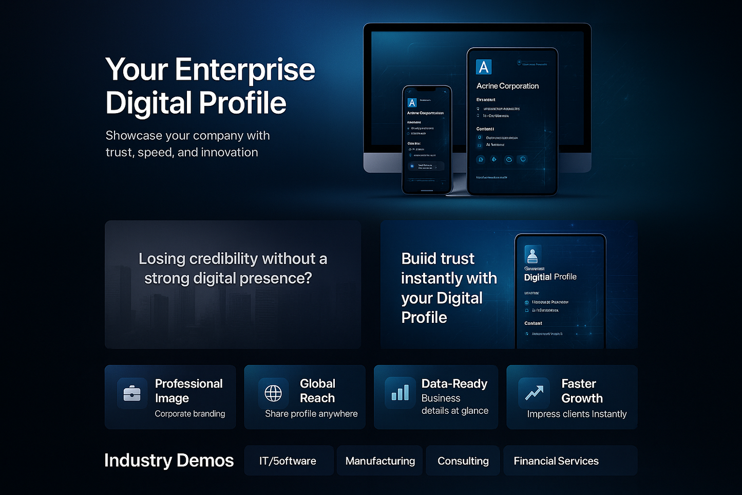 Digital Business Profile + Catalog